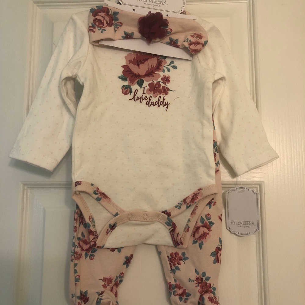 Kyle & Deena baby girl 3 piece set